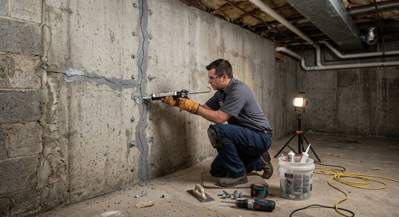 Basement Crack Repair in Lexington, SC