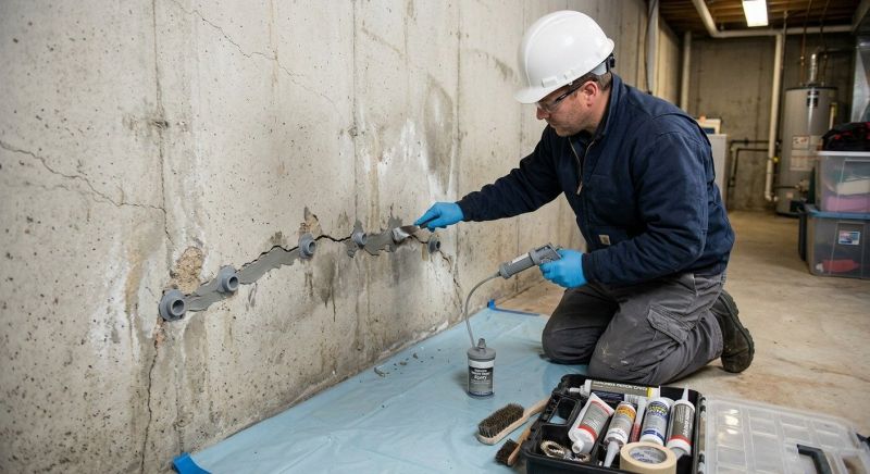 Basement Crack Repair in Lexington, SC