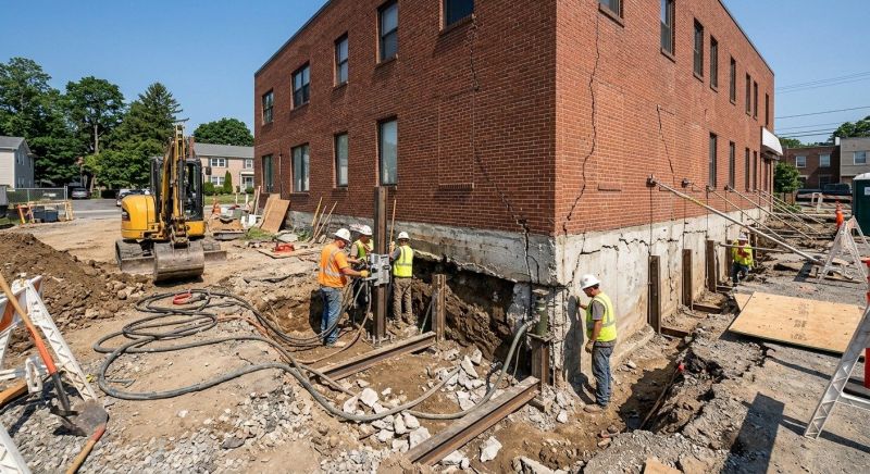 Building Foundation Repair in Prosperity, SC