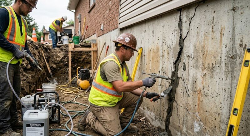 Cracked Foundation Repair in Columbia, SC