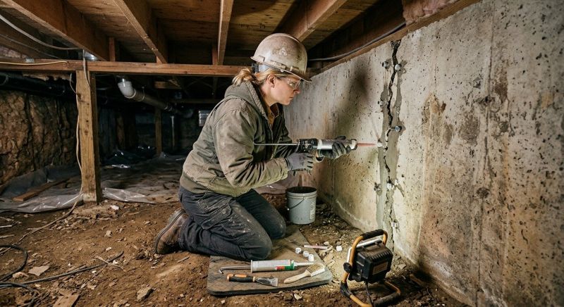 Cracked Foundation Repair in Irmo, SC