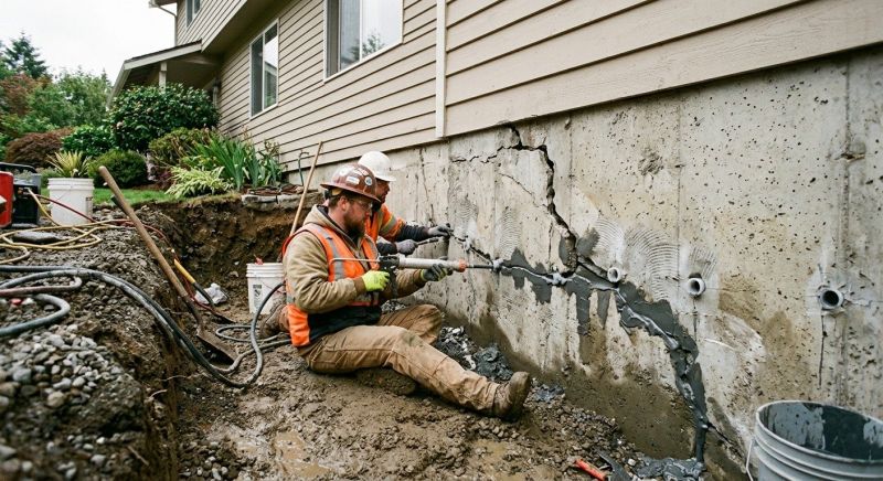 Cracked Foundation Repair in Wagener, SC