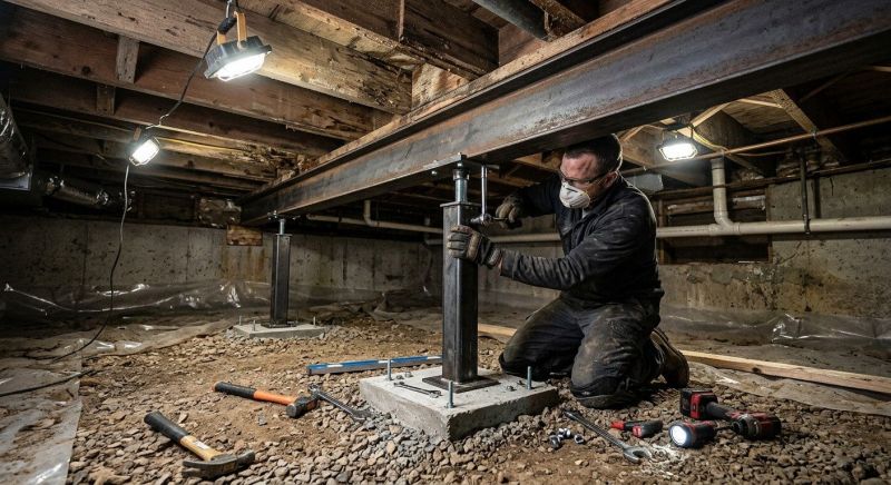 Crawlspace Structural Repair in Lexington, SC