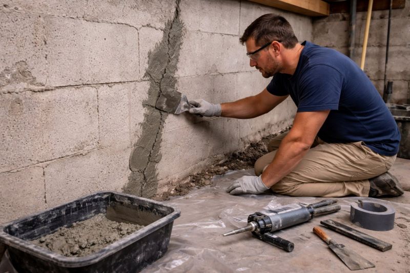 Foundation Crack Repair in Irmo, SC
