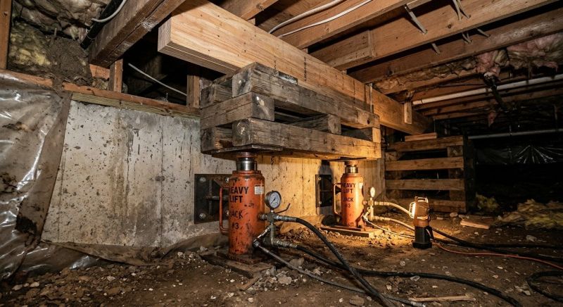 Foundation Jacking in Blythewood, SC