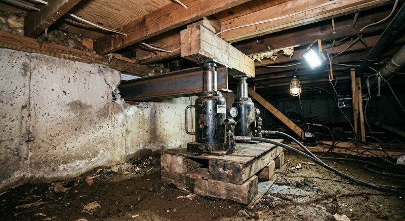 Foundation Jacking in Columbia, SC