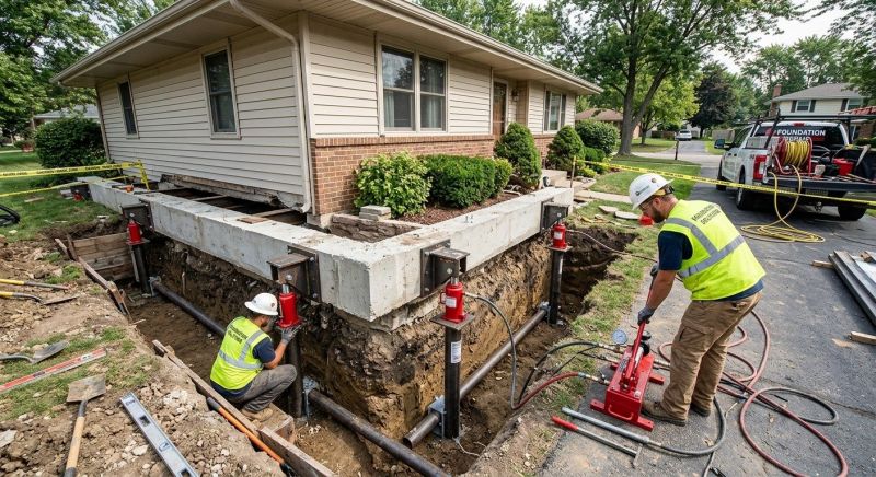 Foundation Jacking in Irmo, SC