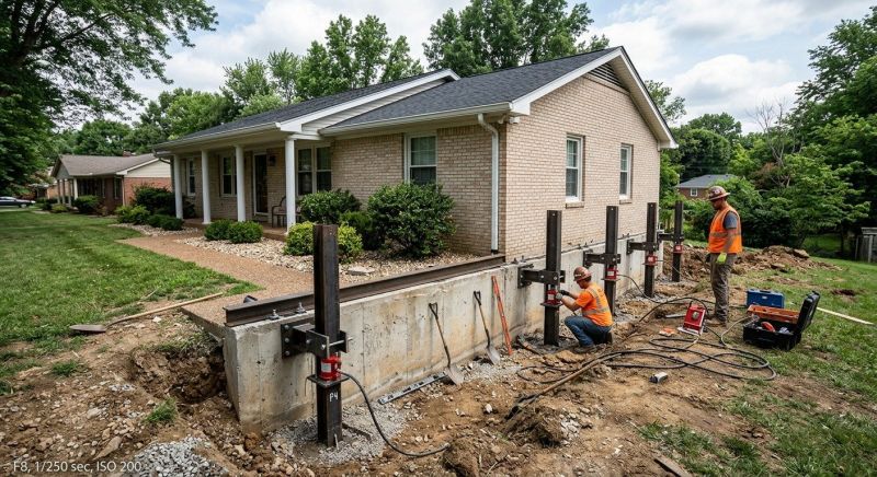 Foundation Pier Leveling in Lexington, SC
