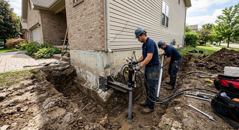 Foundation Settlement Repair in Lexington, SC