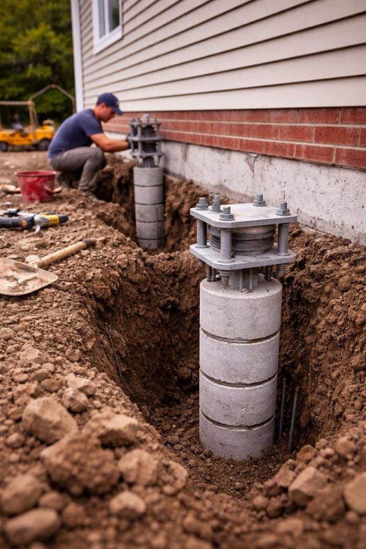 Helical Piers Installation in Lexington, SC