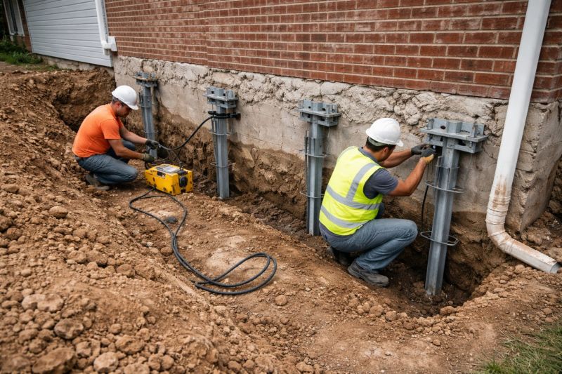 Helical Piers Installation in Lexington, SC
