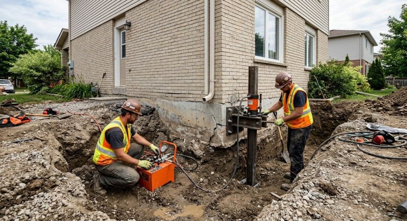 Sinking Foundation Lifting in Lexington, SC