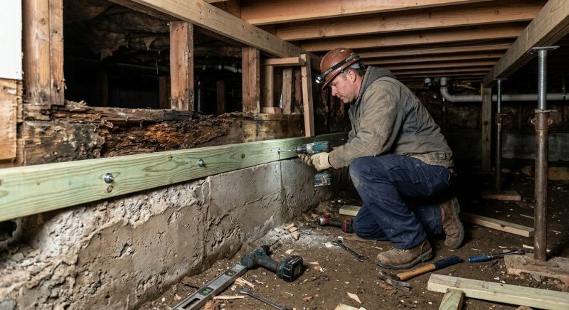Sinking Foundation Repair in Columbia, SC