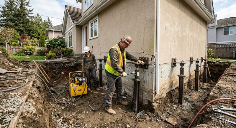 Sinking Foundation Repair in Lexington, SC