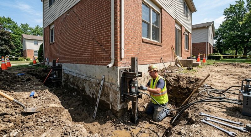 Sinking Foundation Repair in Lexington, SC