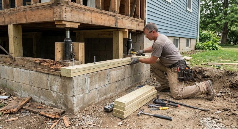 Sinking Foundation Repair in Prosperity, SC