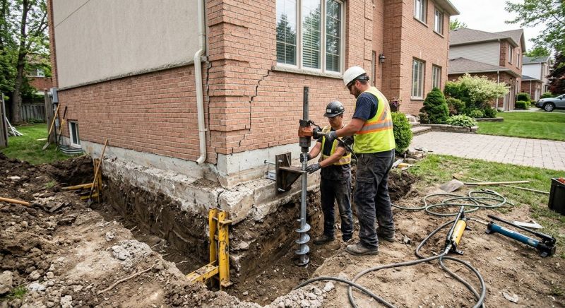 Sinking Foundation Repair in Salley, SC