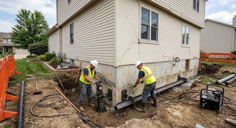 Sinking Foundation Repair in Salley, SC