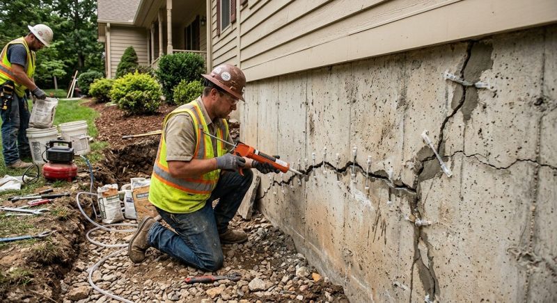 Structural Crack Repair in Lexington, SC