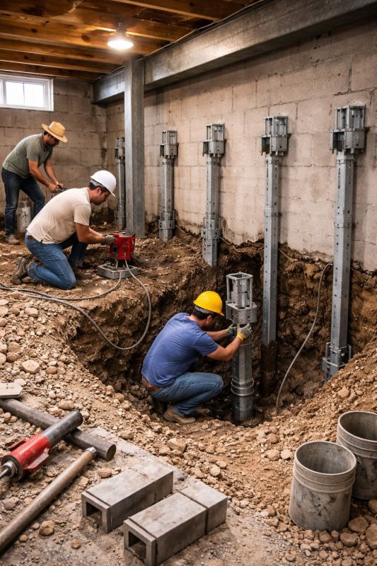 Structural Underpinning in Lexington, SC